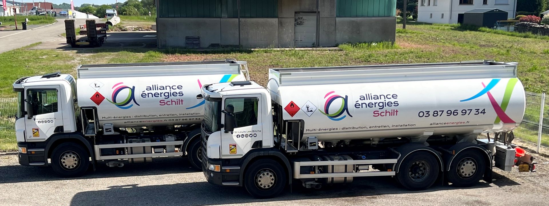 Camion distribution fioul GNR gasoil Schilt Énergies