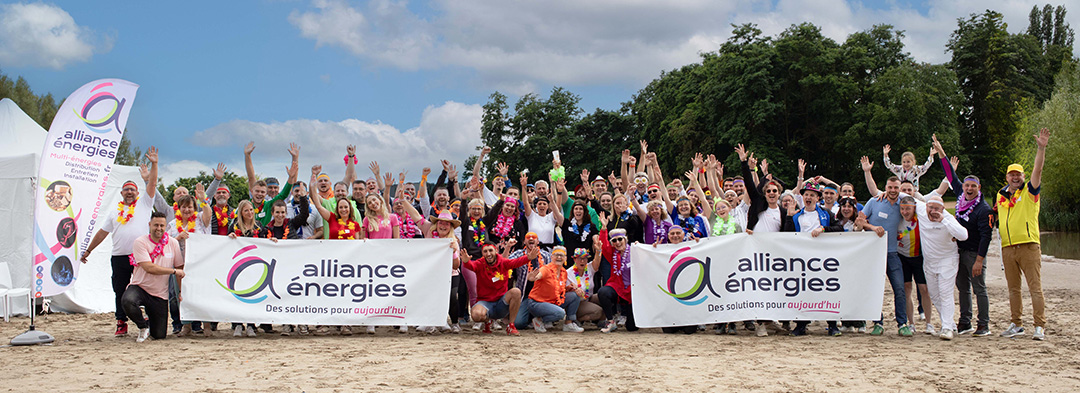 Journée des collaborateurs Alliance Énergies à Colmar Plage Houssen