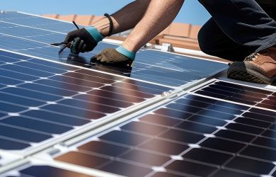 Installation de panneaux photovoltaïques en Alsace