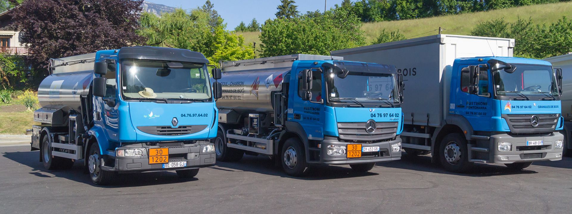Flotte de camion FUSTINONI Combustibles