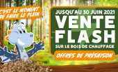 Promotion sur les granulés de bois en vrac et en sacs